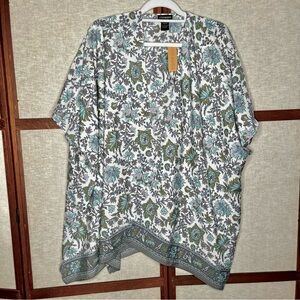 Steve Madden Floral Boho Kimono Top - OS
